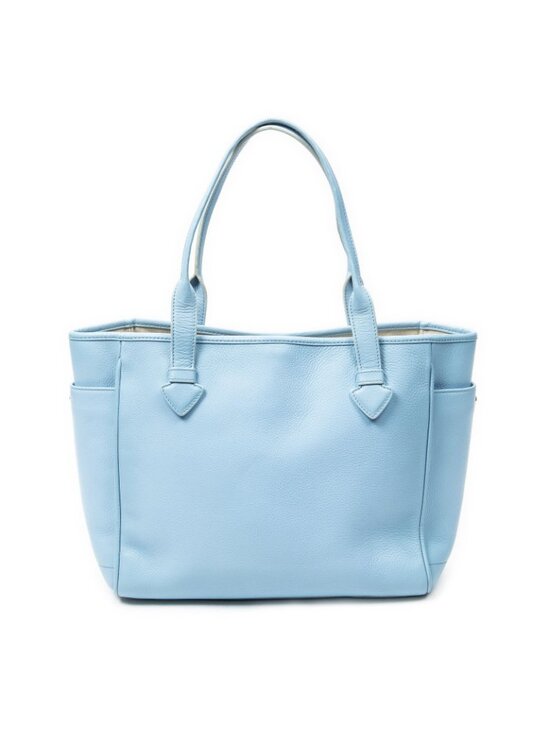 Loewe - Bags Loewe Heritage Tote Light Blue Gray Calfskin Leather